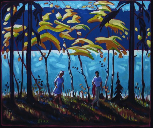 Path Beside the Lake 2
oil on canvas 30 x 36 $2200